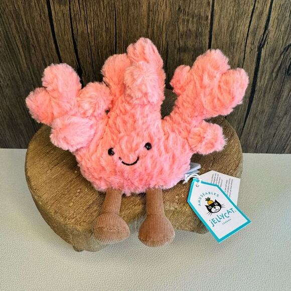 Jellycat Coral NEW! Amuseables FAST SHIP - Picture 1 of 7